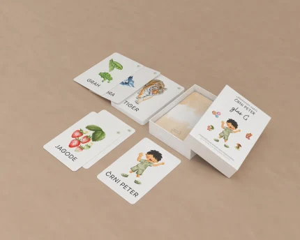 Logopedske karte Črni Peter glas G